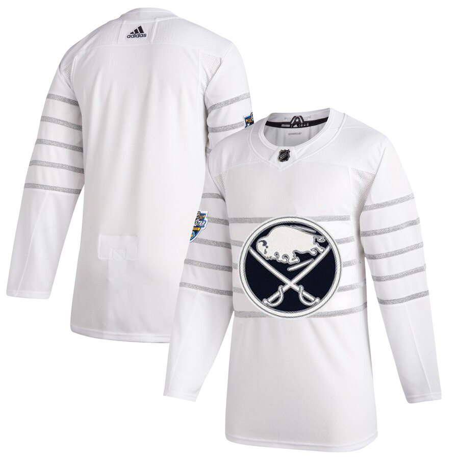 Men Buffalo Sabres Adidas White 2020 NHL All Star Game Authentic Jersey->buffalo sabres->NHL Jersey